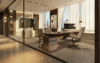 Modern interior fit-out project in Dubai
